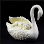 resin european angel swan statues wedding gifts